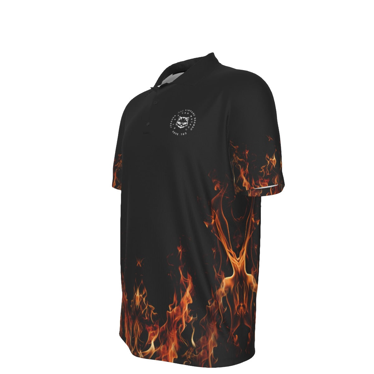 "FIRE" - Men's Polo Collar Jersey