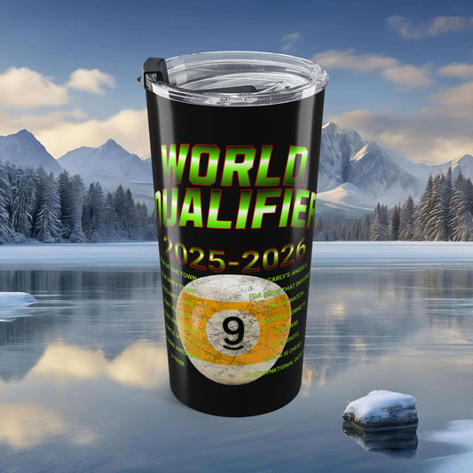 WQ 9-Ball (2025-2026) Commemorative Travel Mug - 20oz Tumbler -