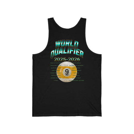 World Qualifier 2025-2026 Tank Top — Billiards 9-Ball Tournament Shirt