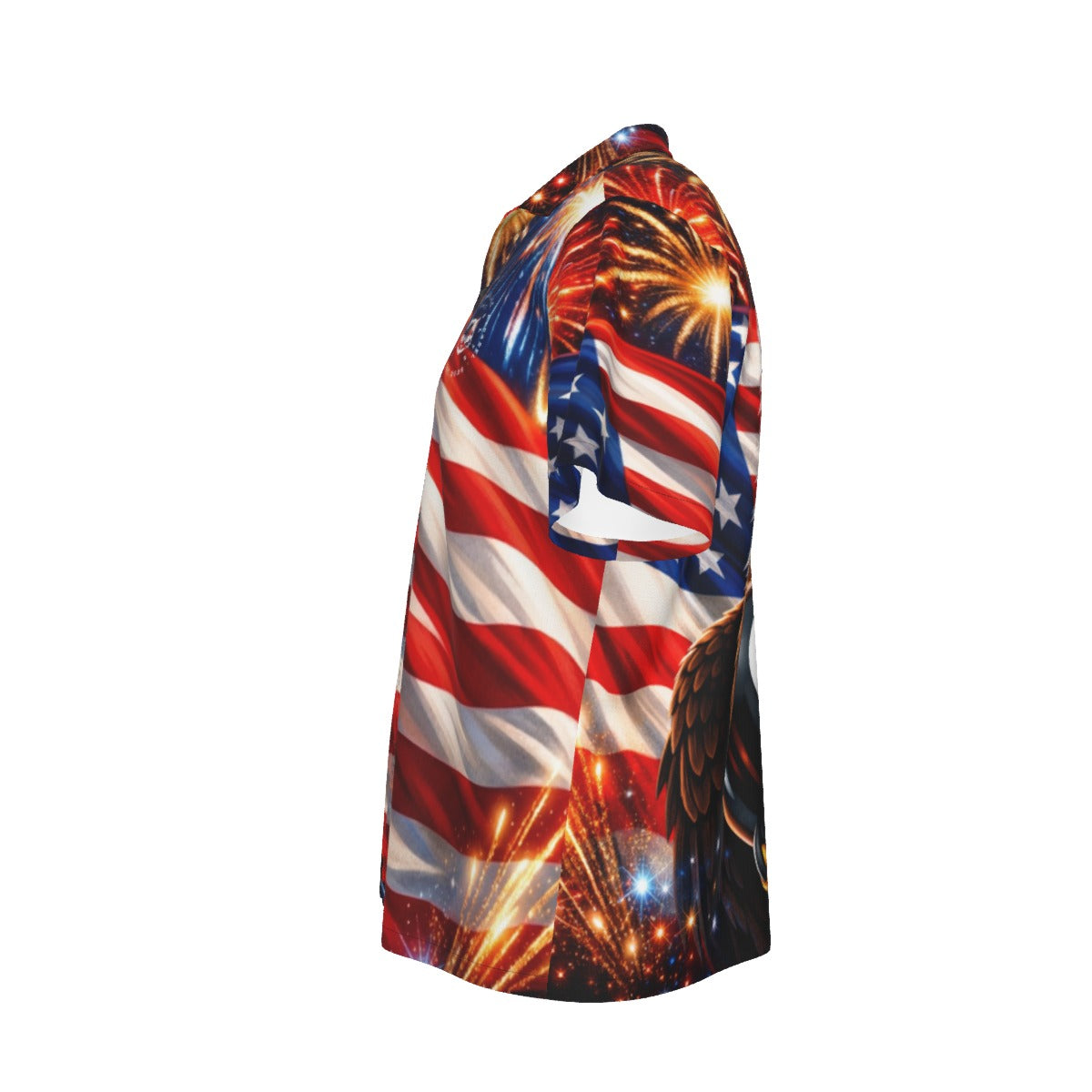 250 Anniversary USA Hawaiian Shirt with Button Closure |115GSM Cotton poplin