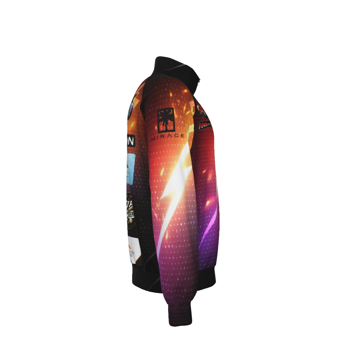 Grudge Match (DS Designs) - Men's Raglan-Sleeve Stand Collar Jacket