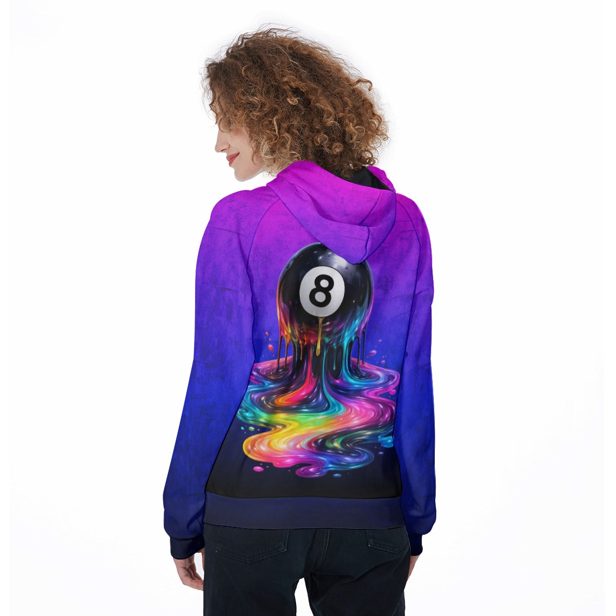 Melting 8 - Women's Raglan Pullover Hoodie -