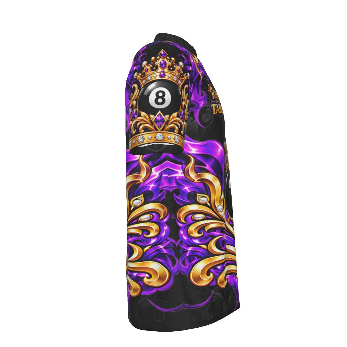 King David (Purple) - Men's Quarter Zip with "Blade" Collar