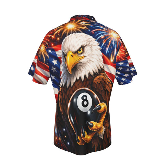 250 Anniversary USA Hawaiian Shirt with Button Closure |115GSM Cotton poplin