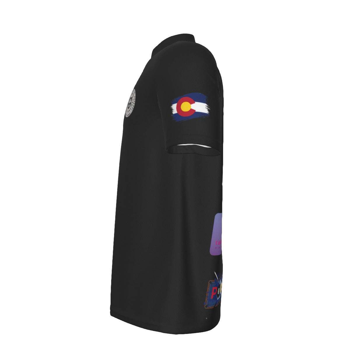 GRUDGE MATCH (Black) - Men's Quarter Zip with Blade Collar (Some Stretch)