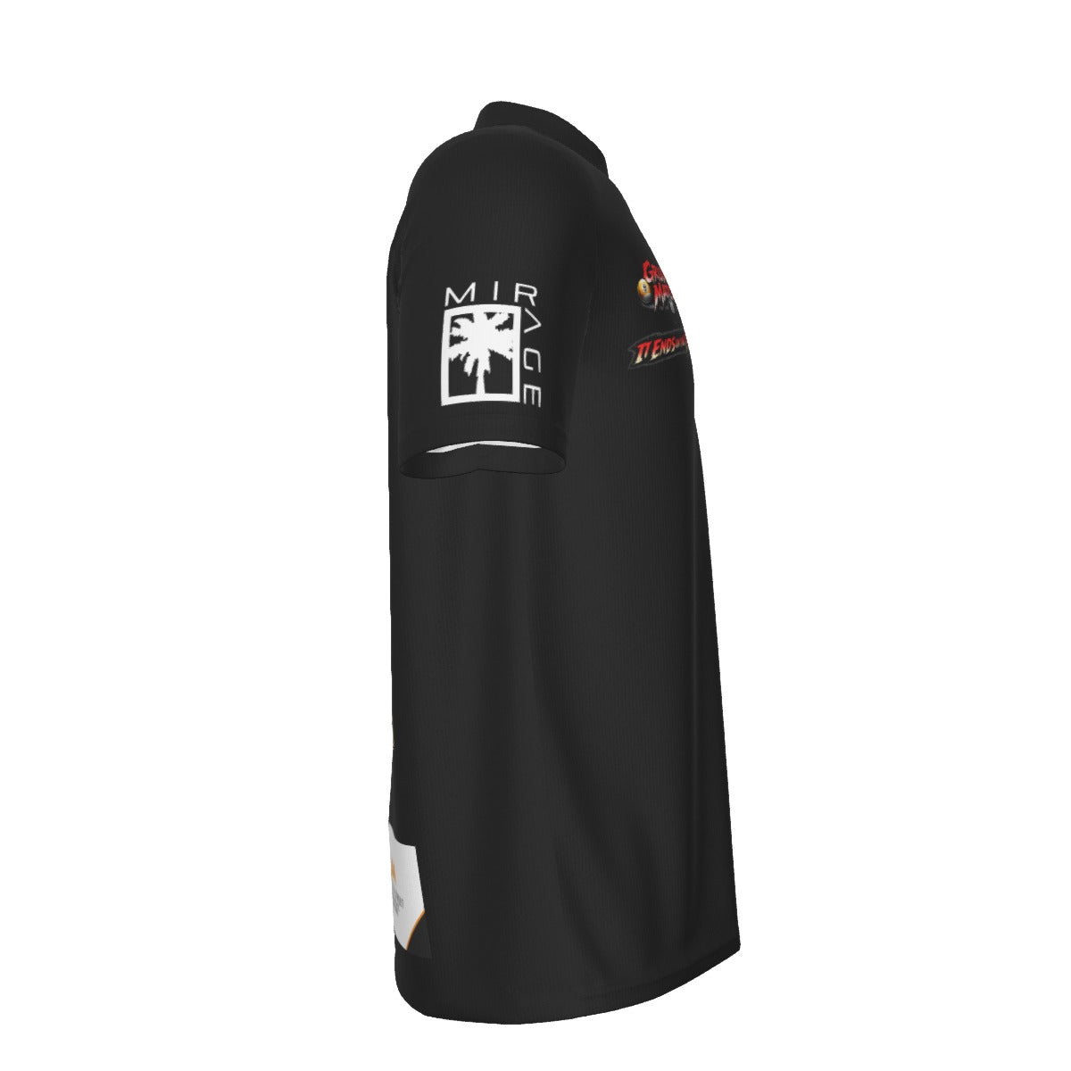 GRUDGE MATCH (Black) - Men's Quarter Zip with Blade Collar (Some Stretch)