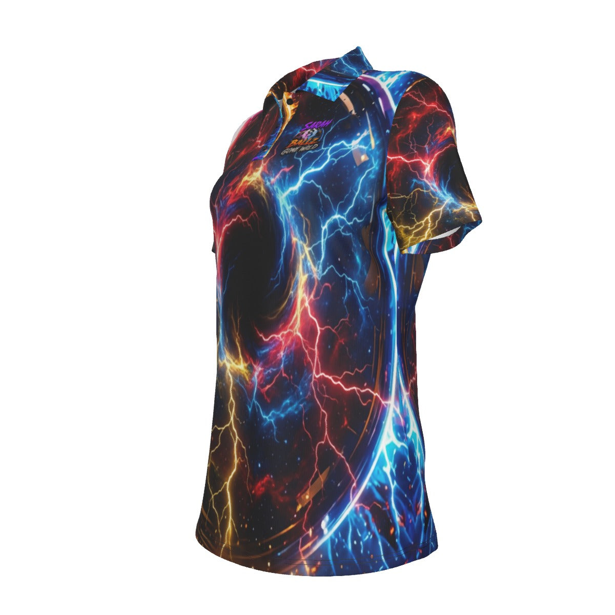 Sarah - Ballz Gone Wild! Women's Polo Collar Jersey