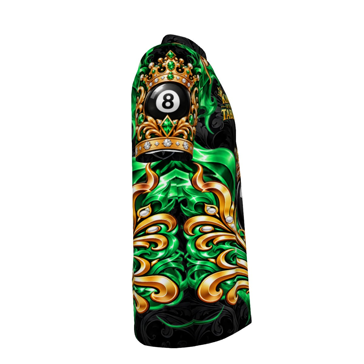 King David (Green) - Men's Quarter Zip with "Blade" Collar