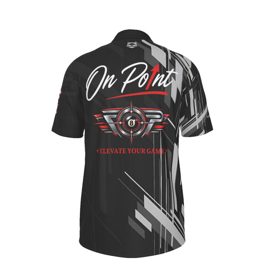 On Point (Geometric) - Men's Polo Collar Jersey