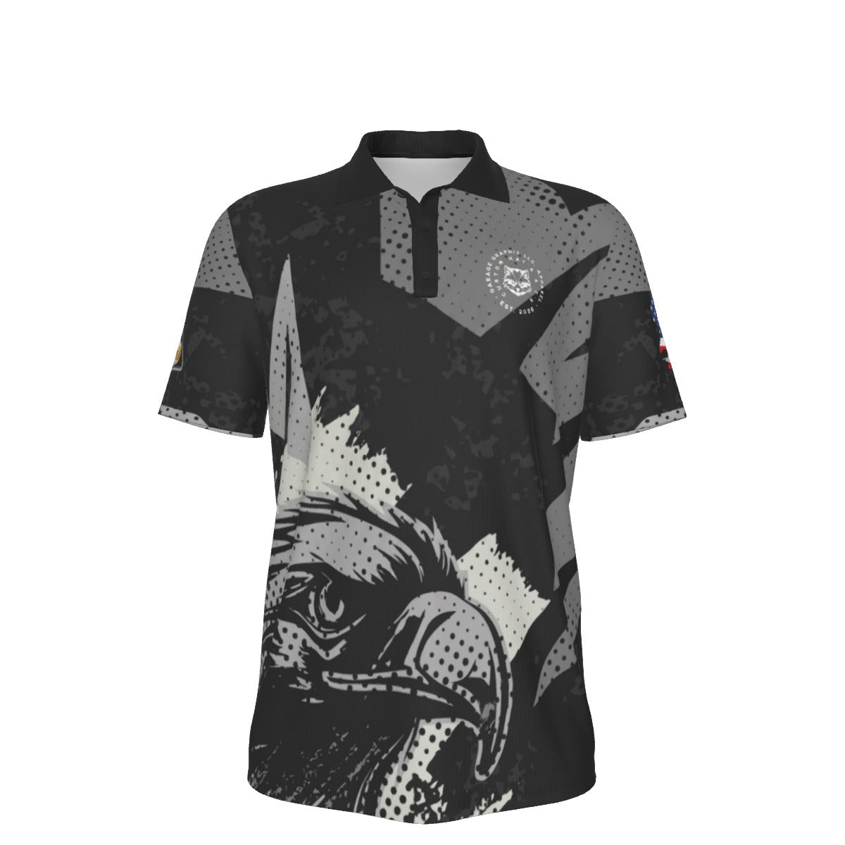 On Point (Eagle) - Men's Polo Collar Jersey