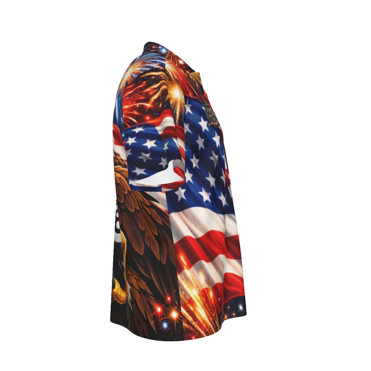 250 Anniversary USA Hawaiian Shirt with Button Closure |115GSM Cotton poplin