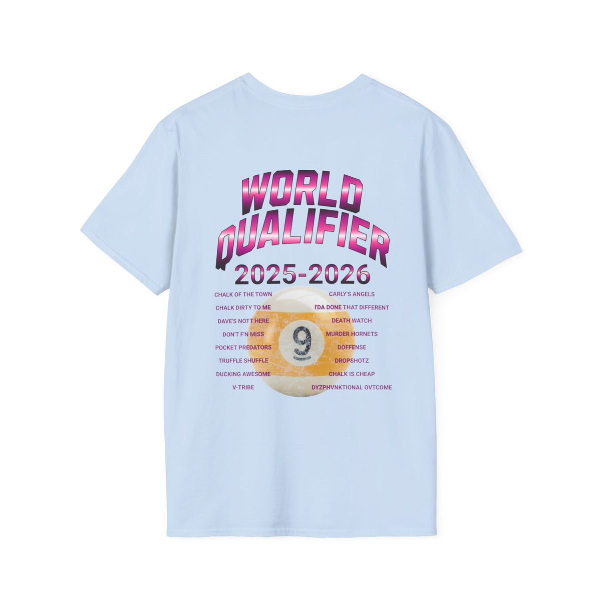 Metro Denver APA 9-Ball WQ (2025-2026) - Women's T-Shirt