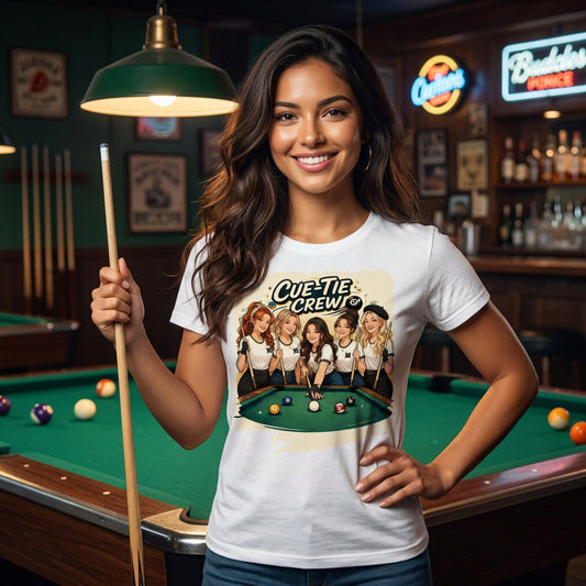 CUE-TIE CREW - Unisex Heavy Cotton Tee