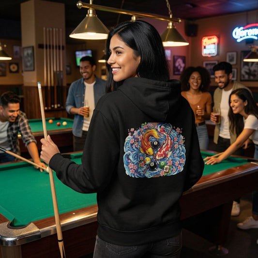 Koi "Pool" - Unisex Hoodie (Back Print)