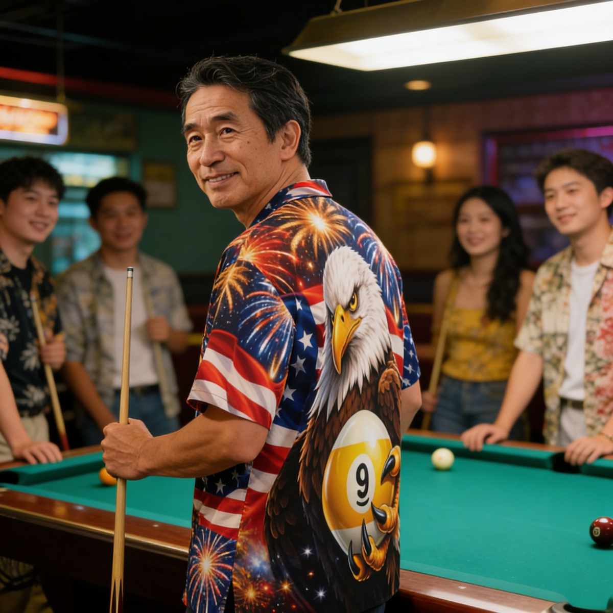 Men's Hawaiian Shirt With Button Closure |115GSM Cotton poplin