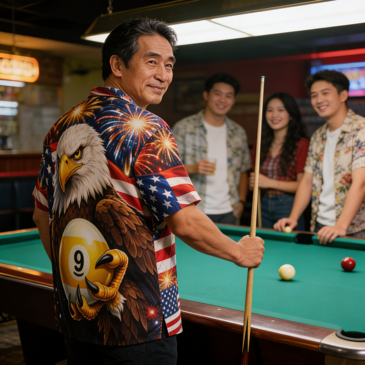 Men's Hawaiian Shirt With Button Closure |115GSM Cotton poplin