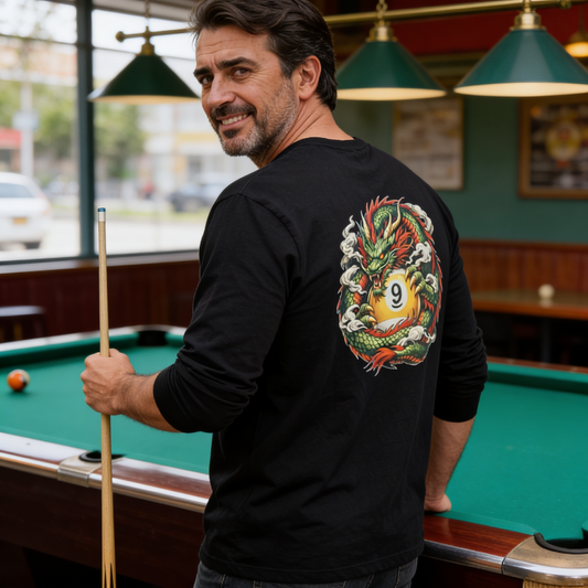 Dragon 9 Ball - Men's Long-Sleeve Cotton Crew